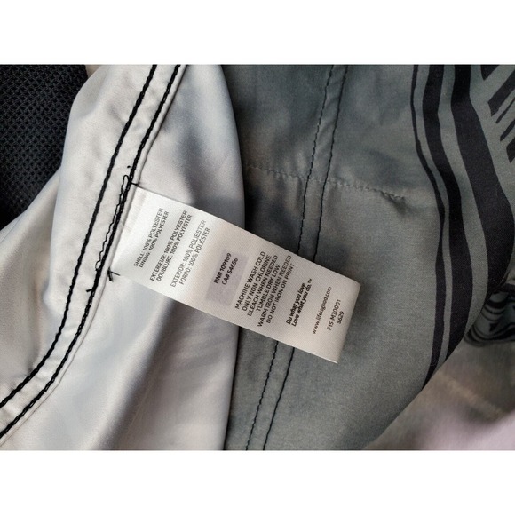 Life is Good Board Shorts Men Size 40 Gray Aztec Print Polyester Logo Drawstring - Picture 6 of 8